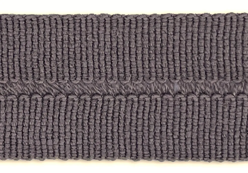 1 1/8" Taupe Fold-Over Wool Trim (Made in Japan)