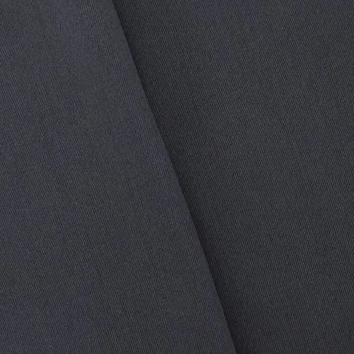 1 YD PC-Deep Cool Gray Wool Blend Twill Suiting Fabric