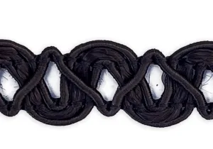 1/2" Bittersweet Brown Gimp Trim (Made in England)