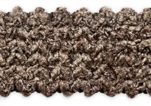 2 1/2" Dense Herringbone-Esque Taupe Bouclé Trim (Made in USA)