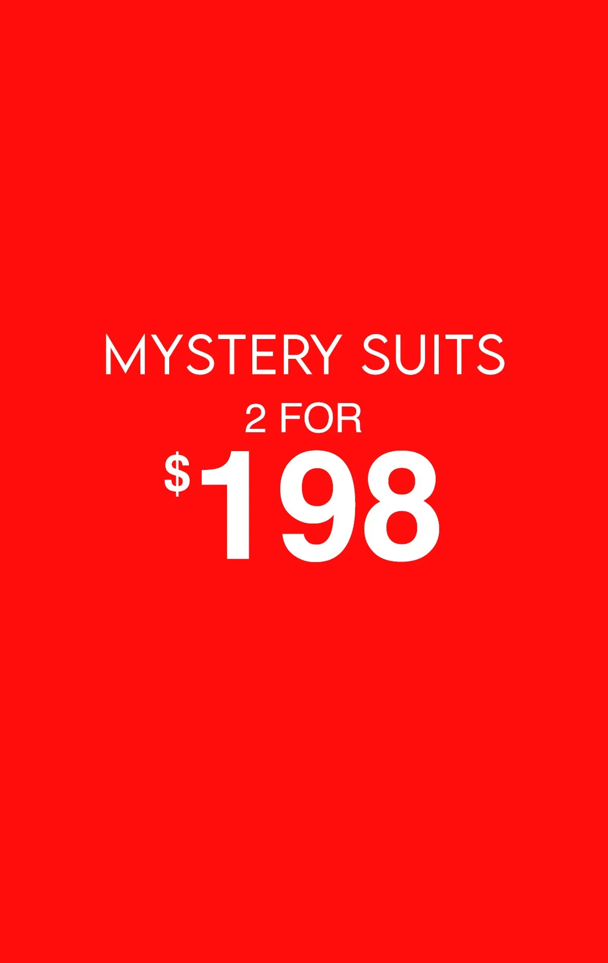 2 MYSTERY SUITS