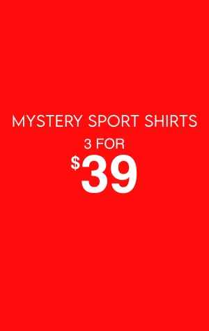 Set of 3 Stylish Mystery Sport Shirts for Men – Unleash Your Athletic Vibe with Unique Designs!