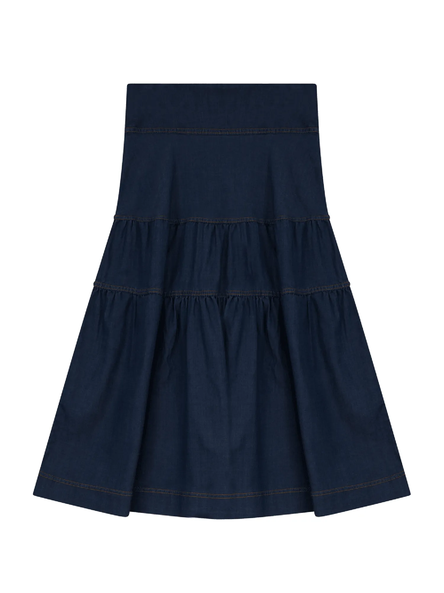 5 Stars Denim Tier Skirt