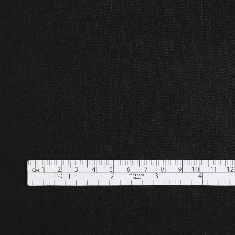 9oz Stretch Cotton / Poly Denim - Black