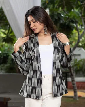 Abstract Ikat Jacket