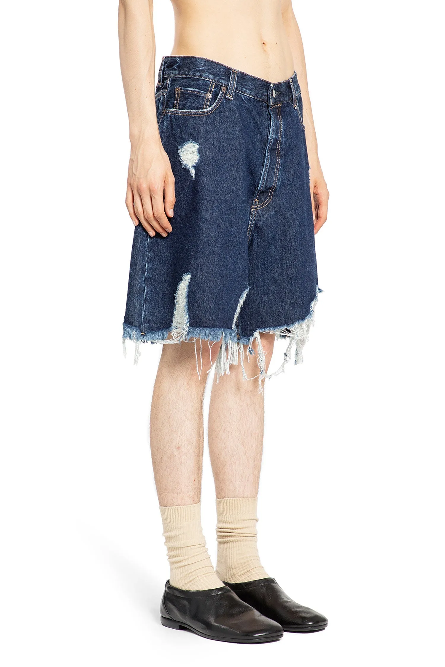 ACNE STUDIOS MAN BLUE SHORTS & SKIRTS