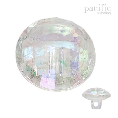 Acrylic Glass Shank Button 120133GC