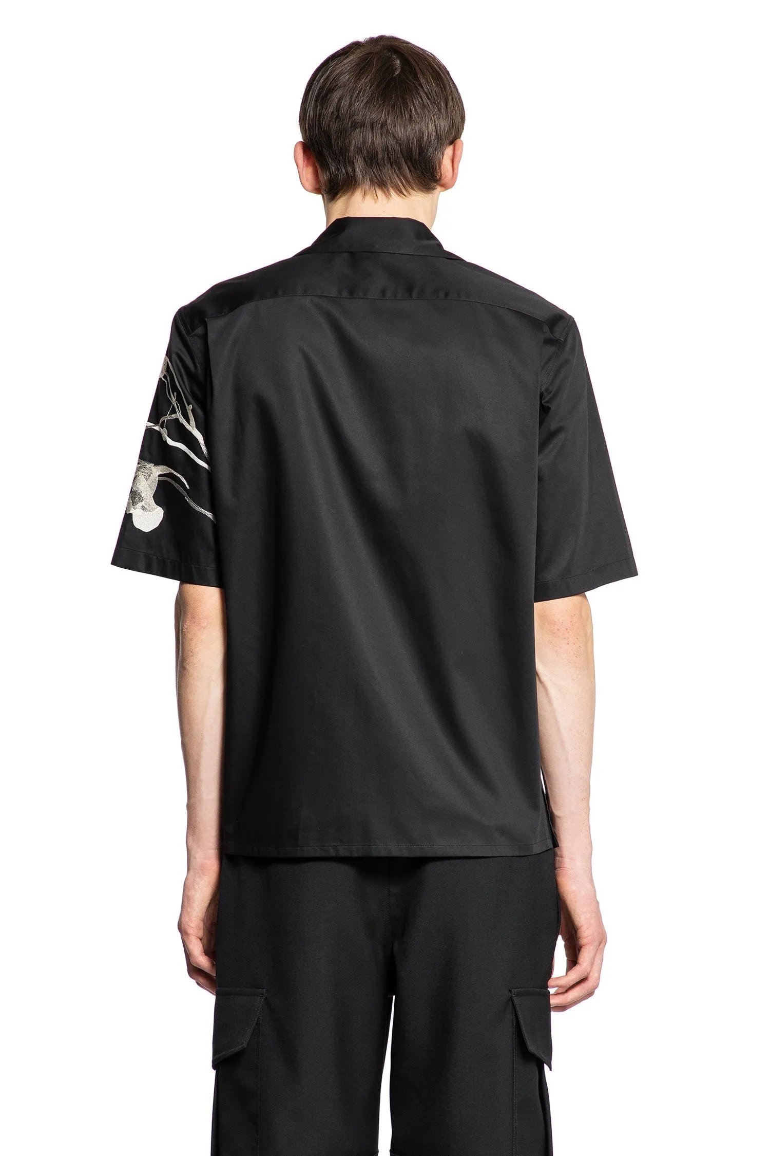 ALEXANDER MCQUEEN MAN BLACK SHIRTS