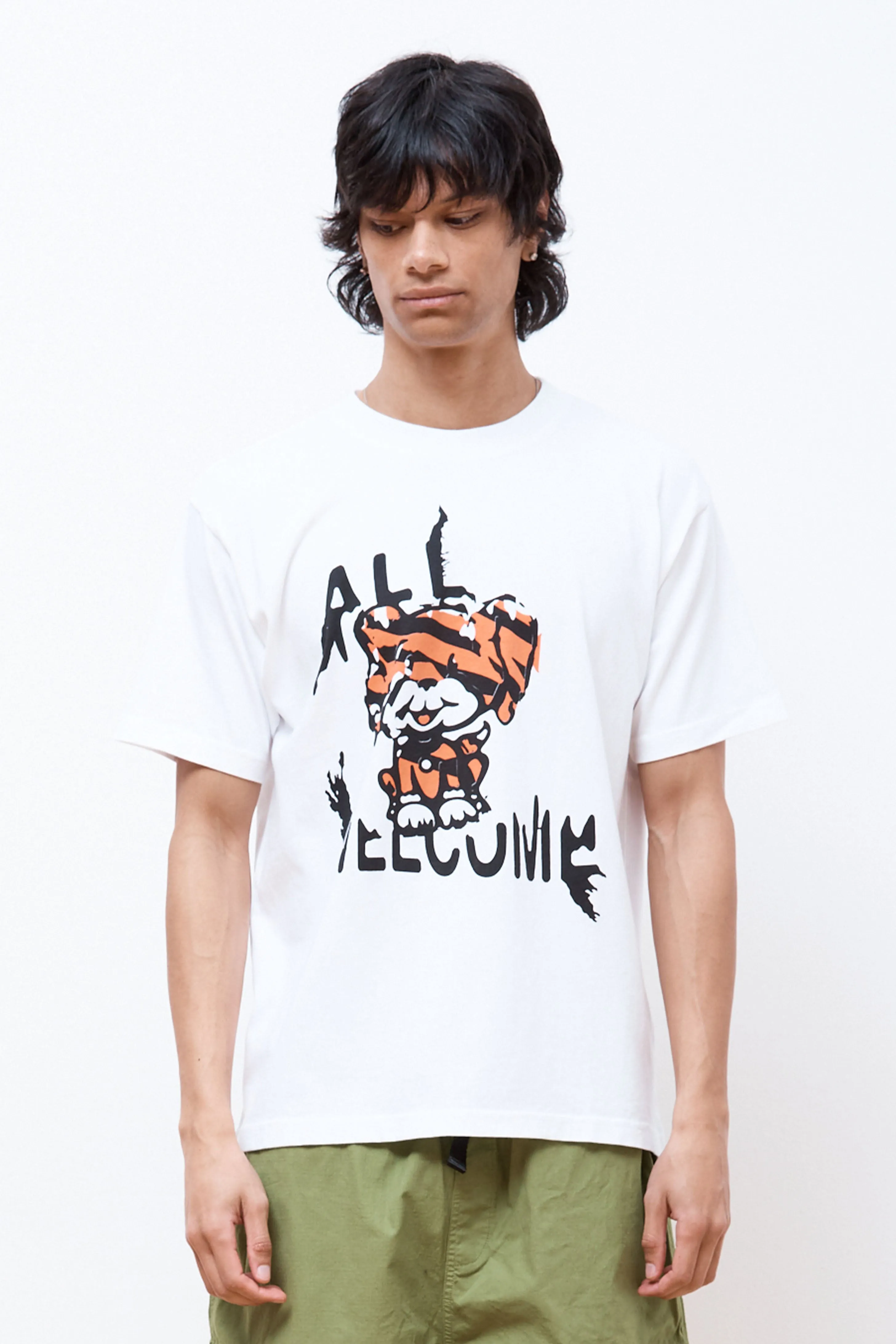 All Welcome Dog SS Tee White