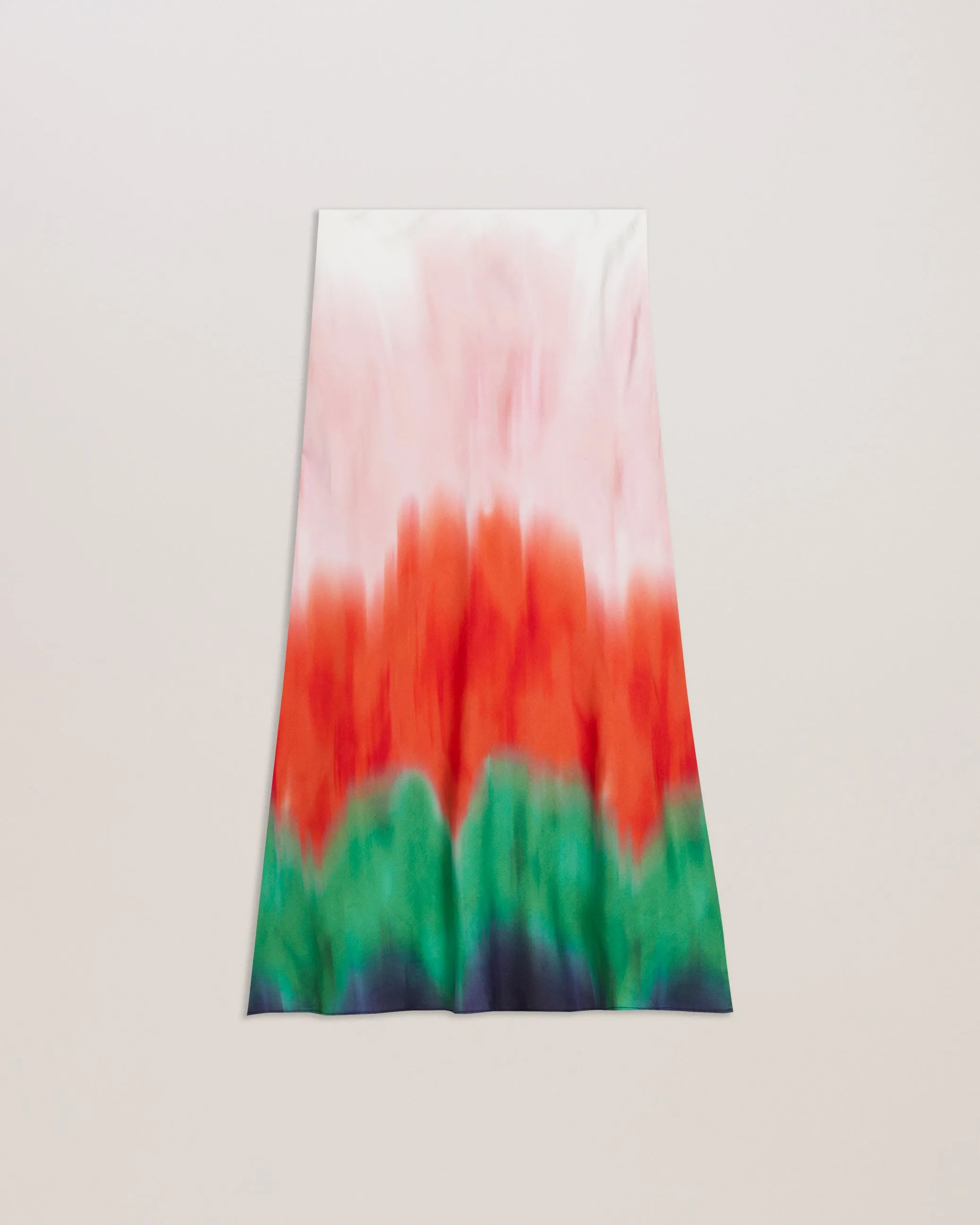 Atsuii Ombre Midi Skirt Multicol