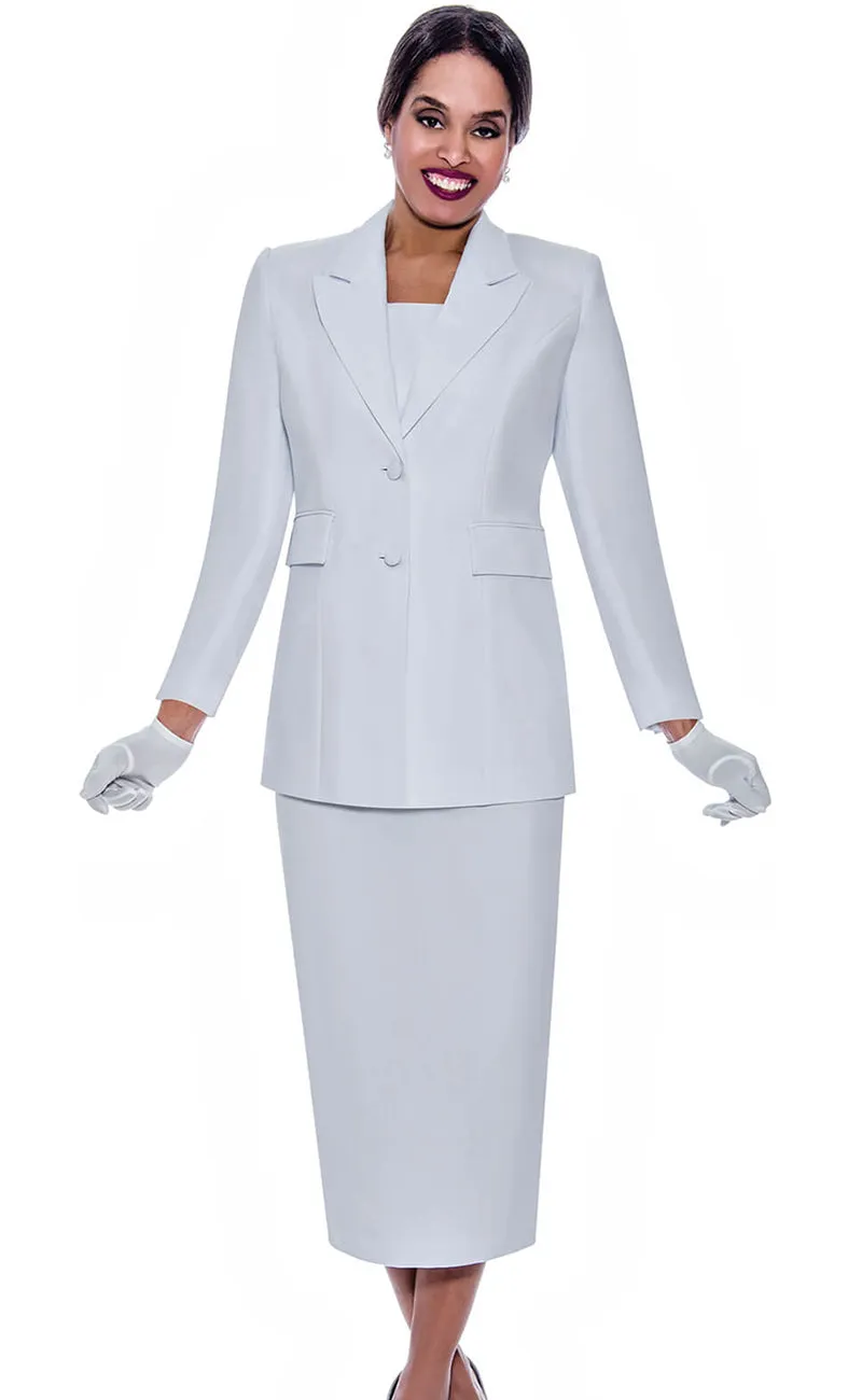 Ben Marc Usher Suit 2299 - Elegant White