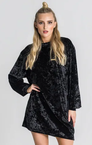 Black Brividi Sweat Dress