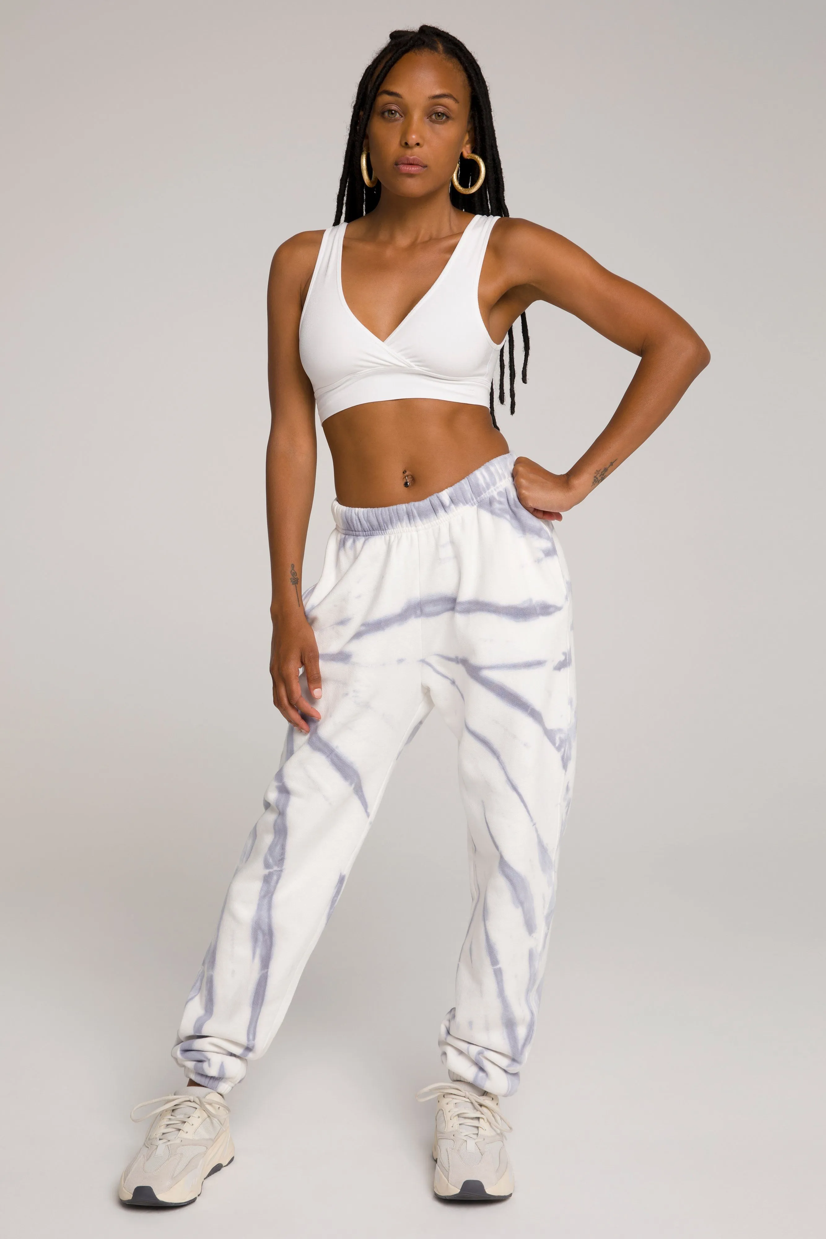 BOYFRIEND SWEATPANTS | LILAC TIE DYE001