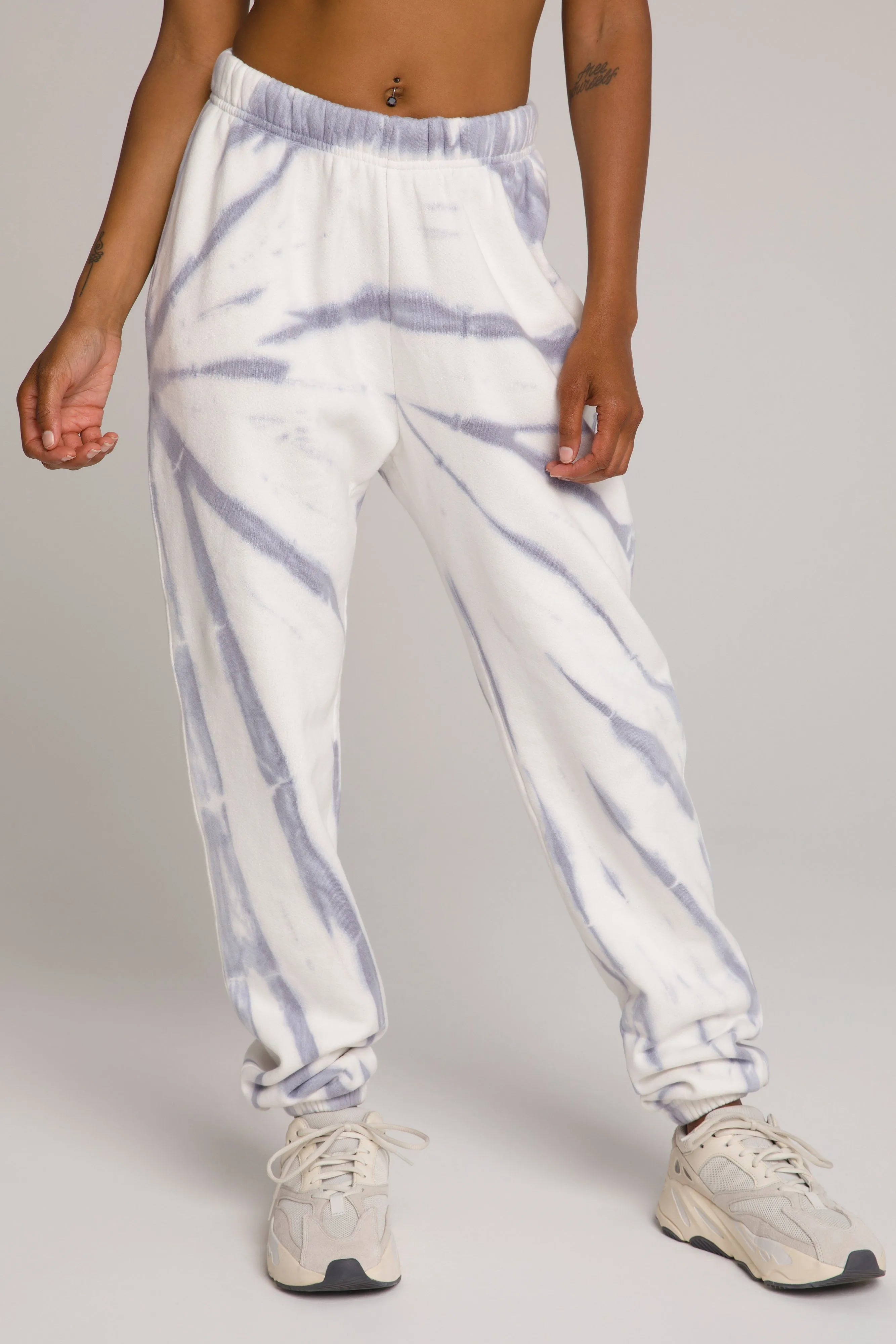 BOYFRIEND SWEATPANTS | LILAC TIE DYE001