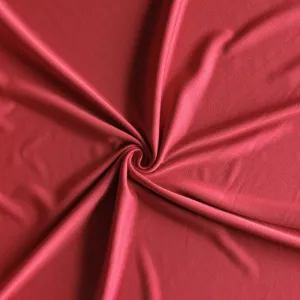 Brick Red Dry Pro Micropoly Lycra Pique Knit Fabric