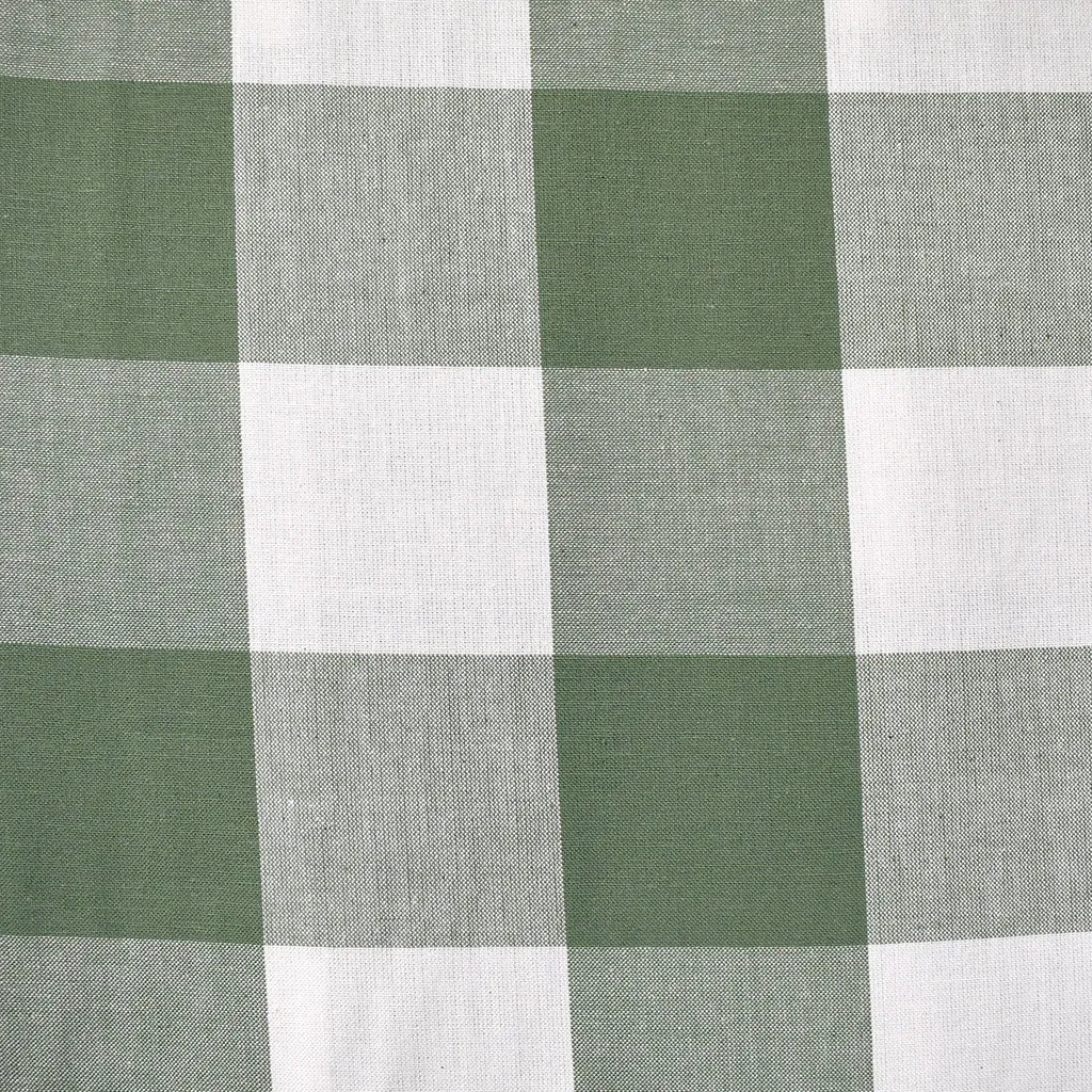 Camp Gingham Large Check Yarn Dyed Cotton Eucalyptus