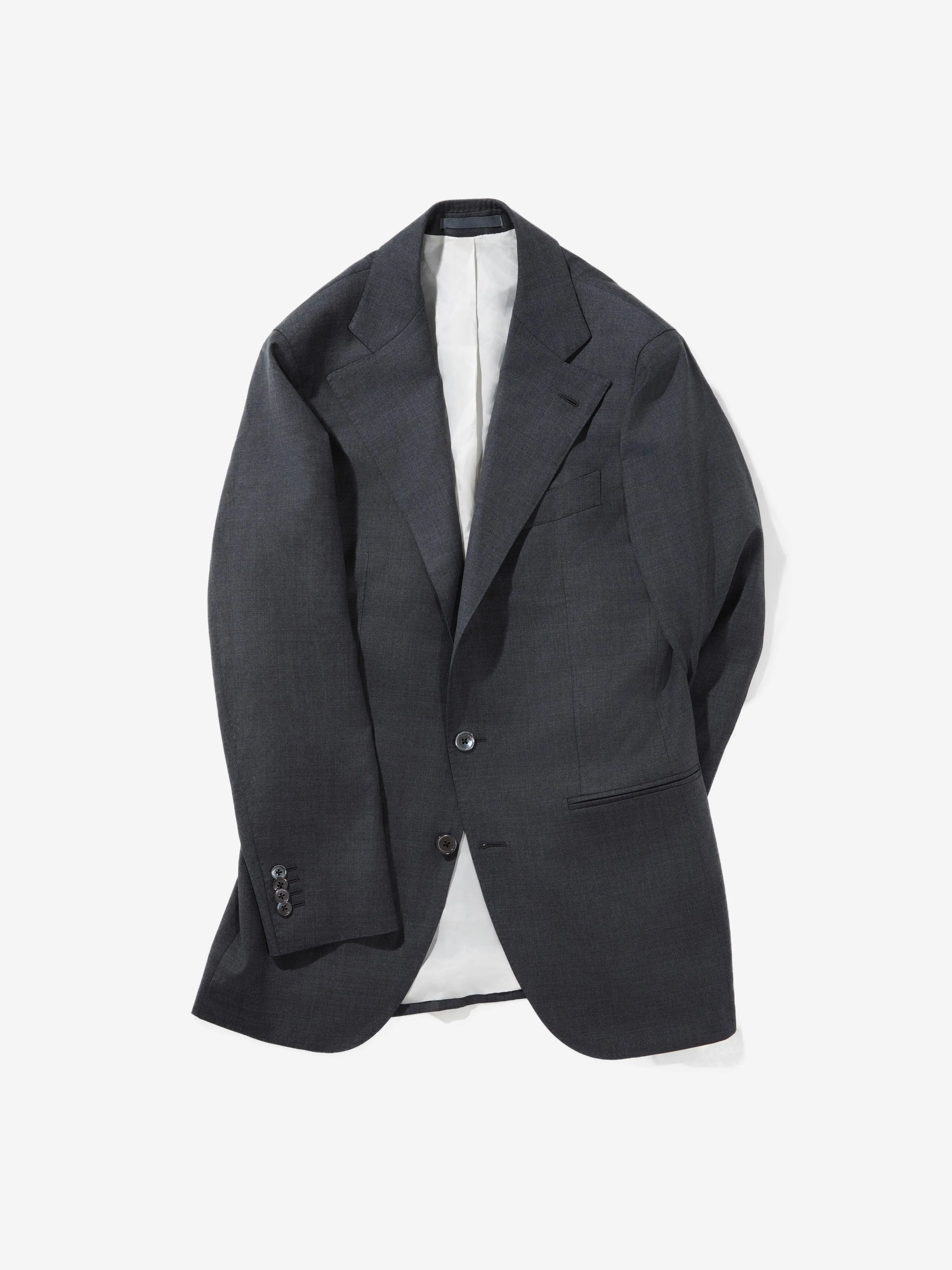 Charcoal S130 Wool Jacket (SB)