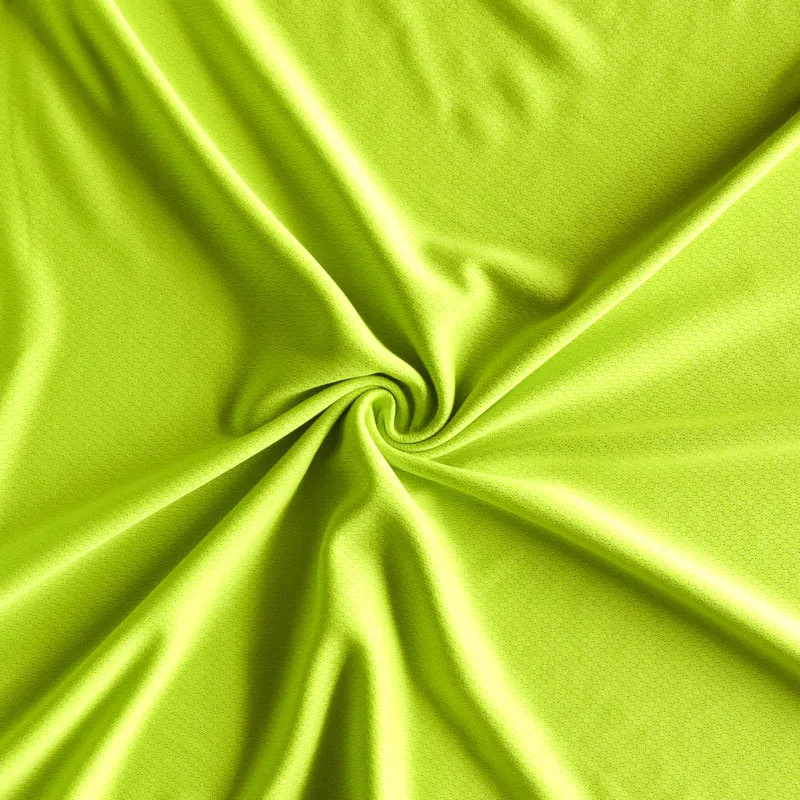 Chartruese Dry Pro Micropoly Lycra Pique Knit Fabric