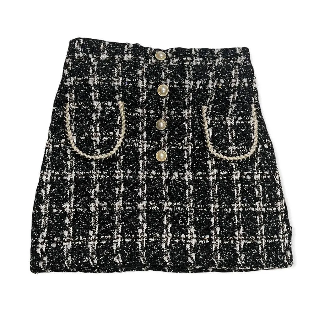 Coco Tweed Pearl Skirt