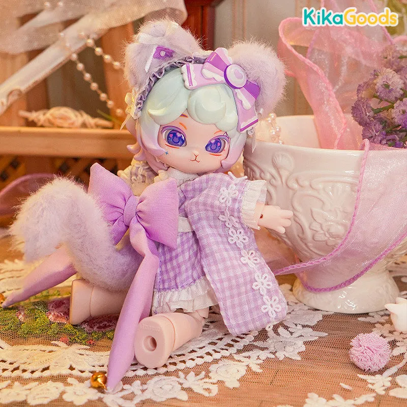 Dessert Series Strawberry Tart & Taro Flavored Square Cake 1/12 BJD Limited Clothing Set