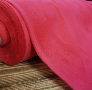 End of Bolt: 2 yards of Fashion Corduroy Apple Red 16 Wale Cotton Woven-remnant