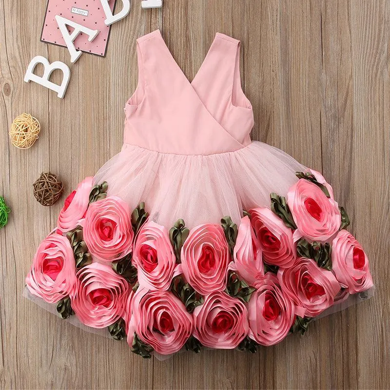 Fashion Children's Clothing Girl Princess Dress Mesh