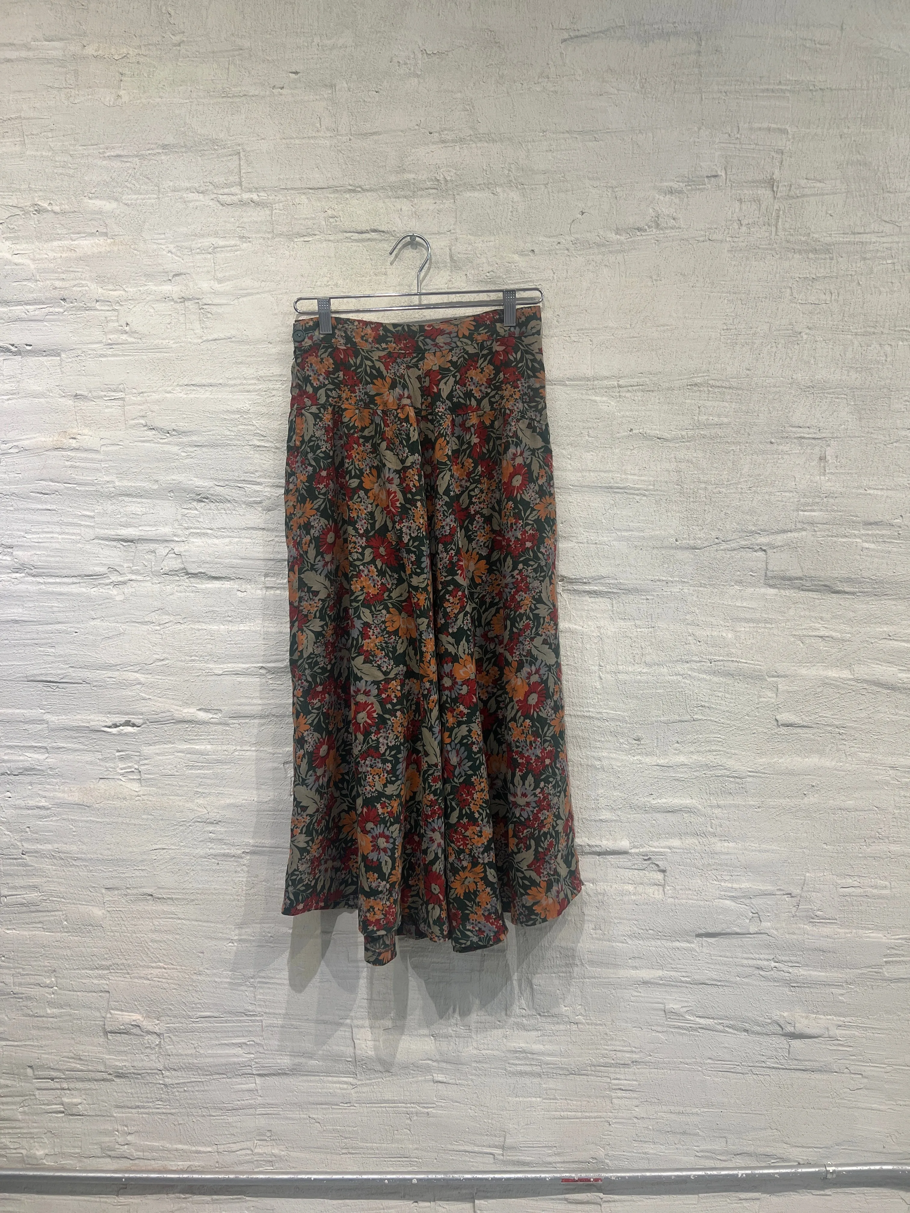 Floral Ankle Length Skirt -Vintage/Used