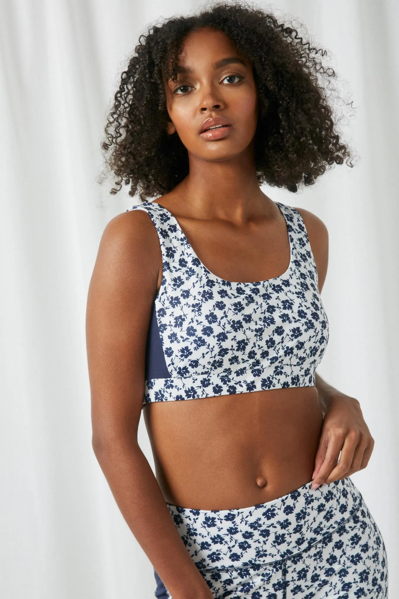 Floral Print Active Sportsbra