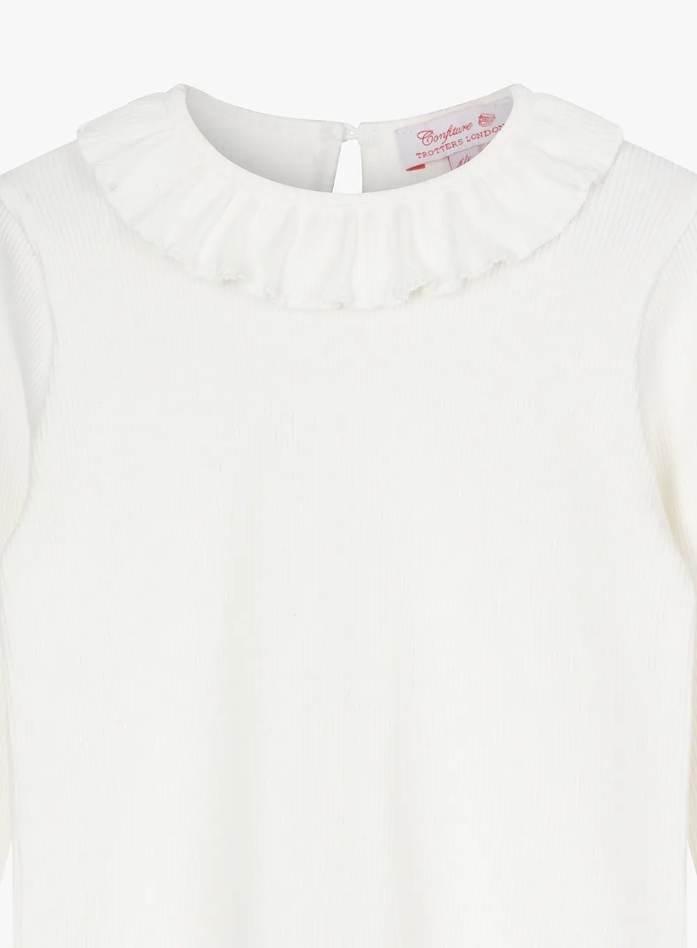 Grace Willow Jersey Top in White