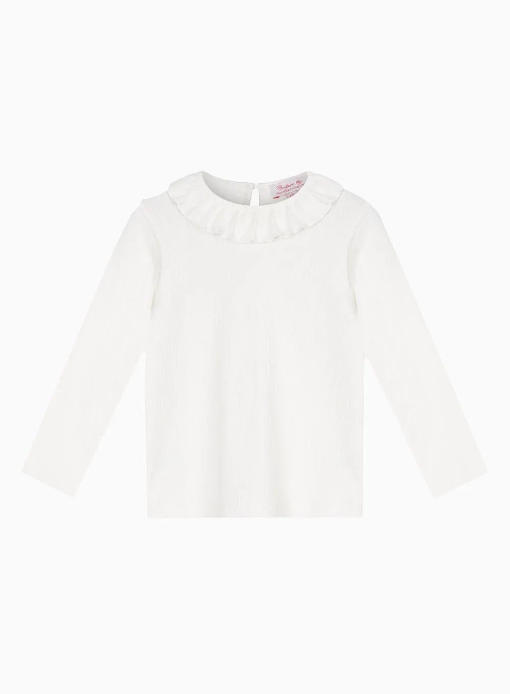 Grace Willow Jersey Top in White