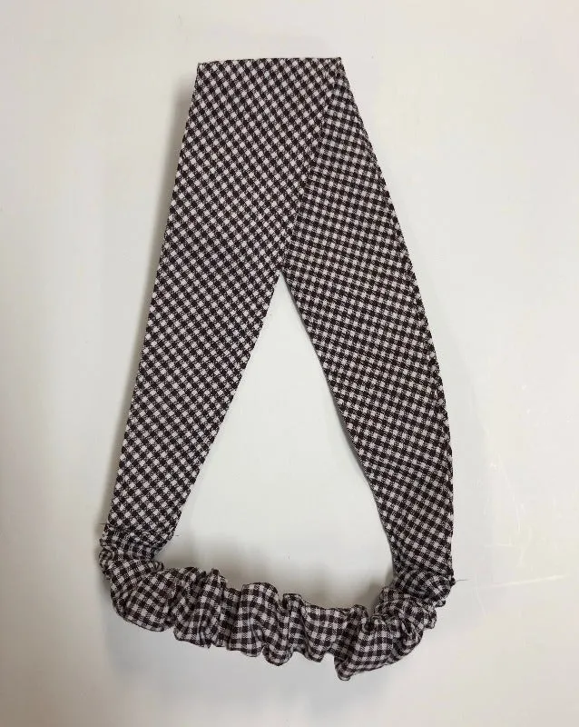 Hair Accessories Brown Gingham