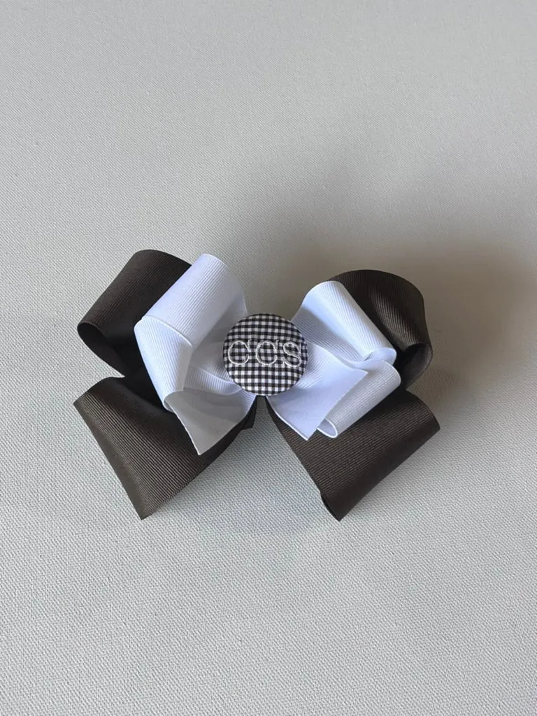 Hair Accessories Brown Gingham