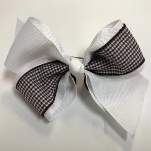 Hair Accessories Brown Gingham