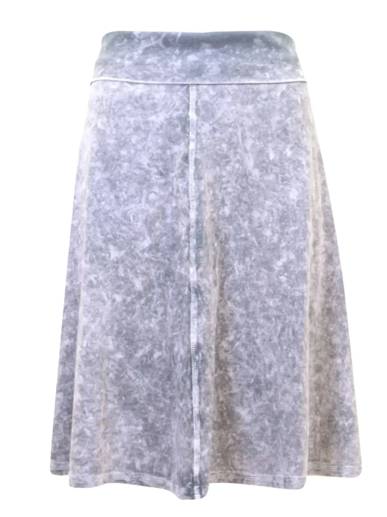 Hard Tail Forever Knee Length A-Line Rolldown Waist Skirt (Style B-126)