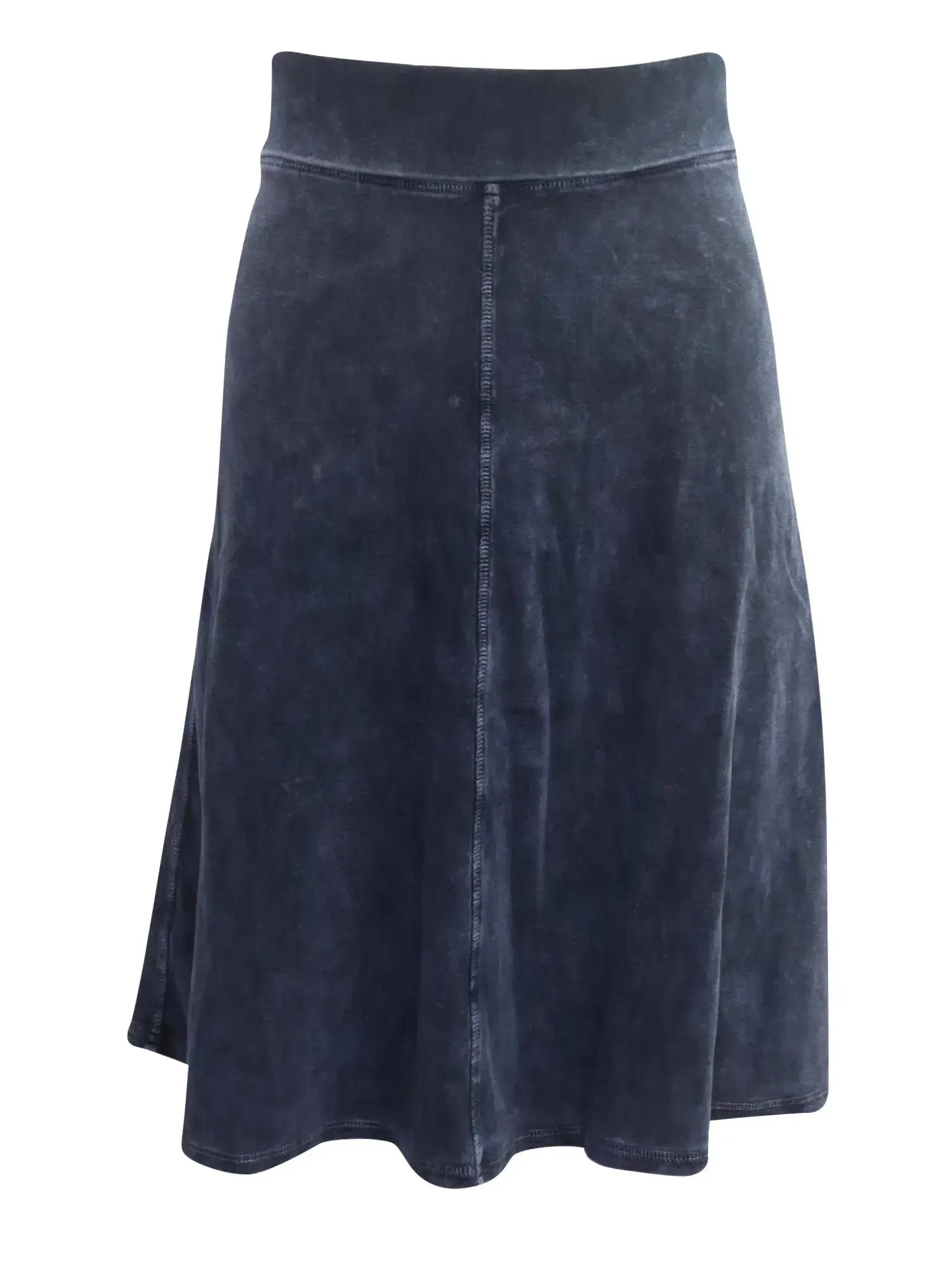 Hard Tail Forever Knee Length A-Line Rolldown Waist Skirt (Style B-126)