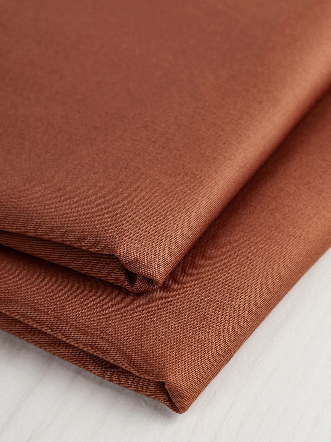 Lightweight Organic Cotton Stretch 6 oz Twill  - Gingerbread - Swatch