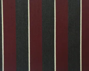 Maroon, Grey And White Blazer/Boating Stripe 2 1/4'' Repeat Jacketing