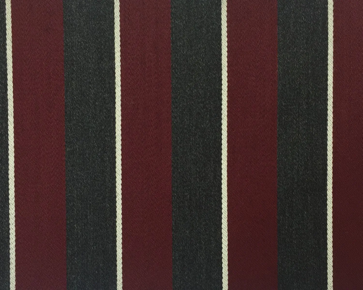 Maroon, Grey And White Blazer/Boating Stripe 2 1/4'' Repeat Jacketing