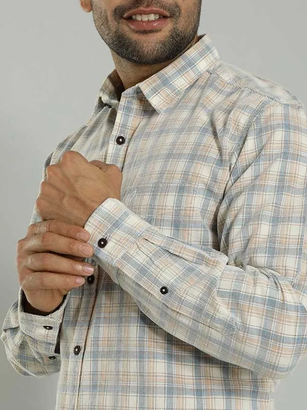 Men Checked Full Sleeve Cotton Shirt