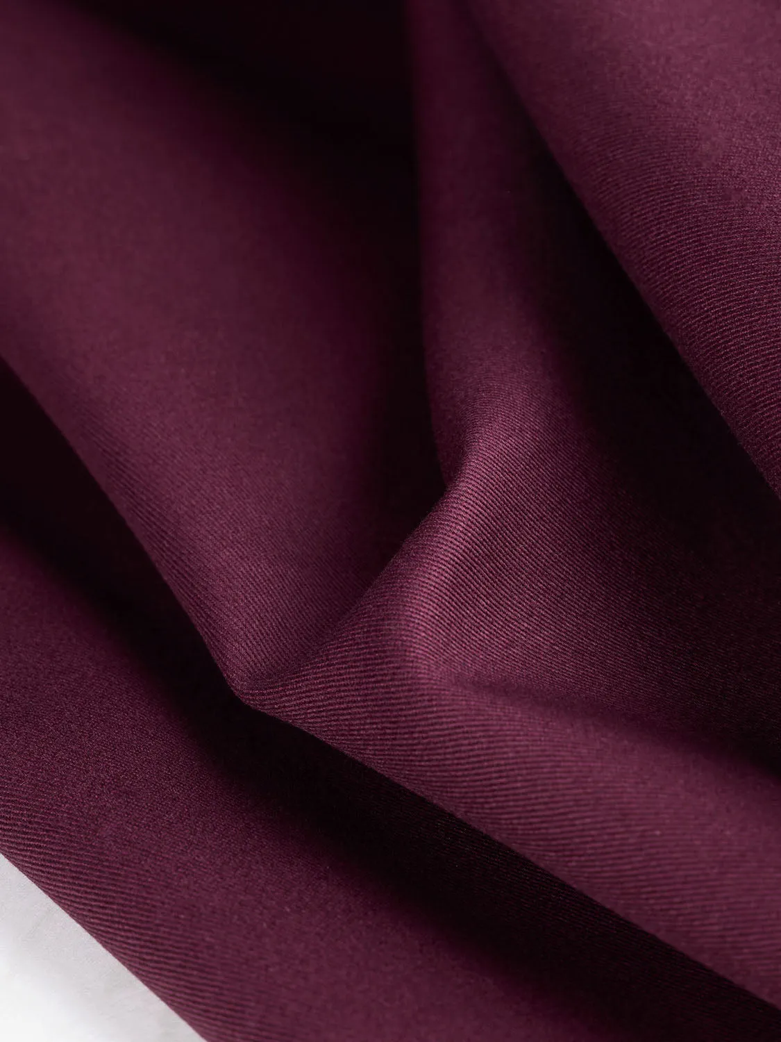 Midweight  Organic Cotton Twill - Mulberry - Swatch