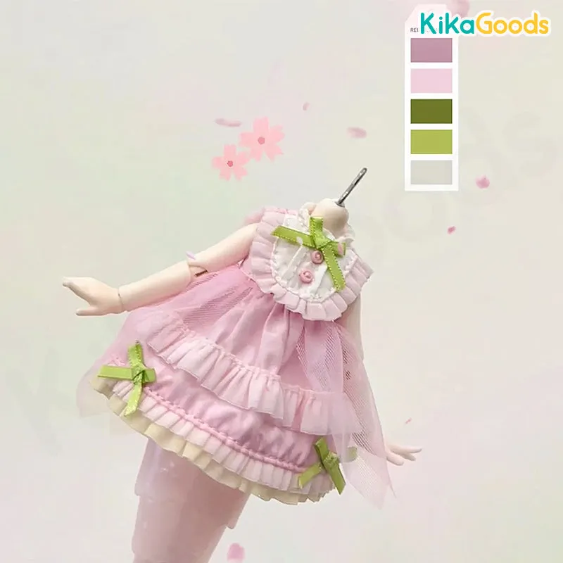 Minty Series Cherry Cake 1/12 BJD Limited Clothing Set【Shipped in Oct./Nov. 2024】