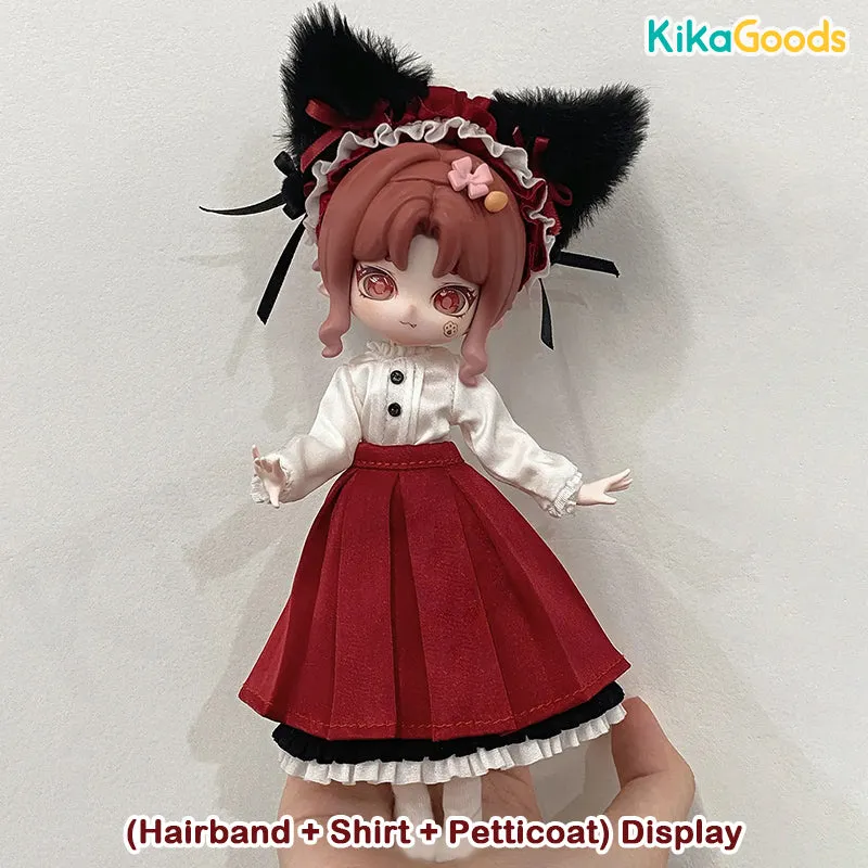 Minty Series Wolf Little Red Riding Hood 1/12 BJD Limited Clothing Set【Shipped in Oct./Nov. 2024】