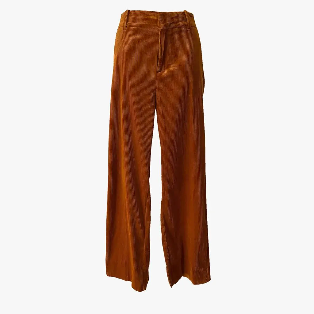 MNG Limited Organic Cotton Rust Corduroy Suit | US 2