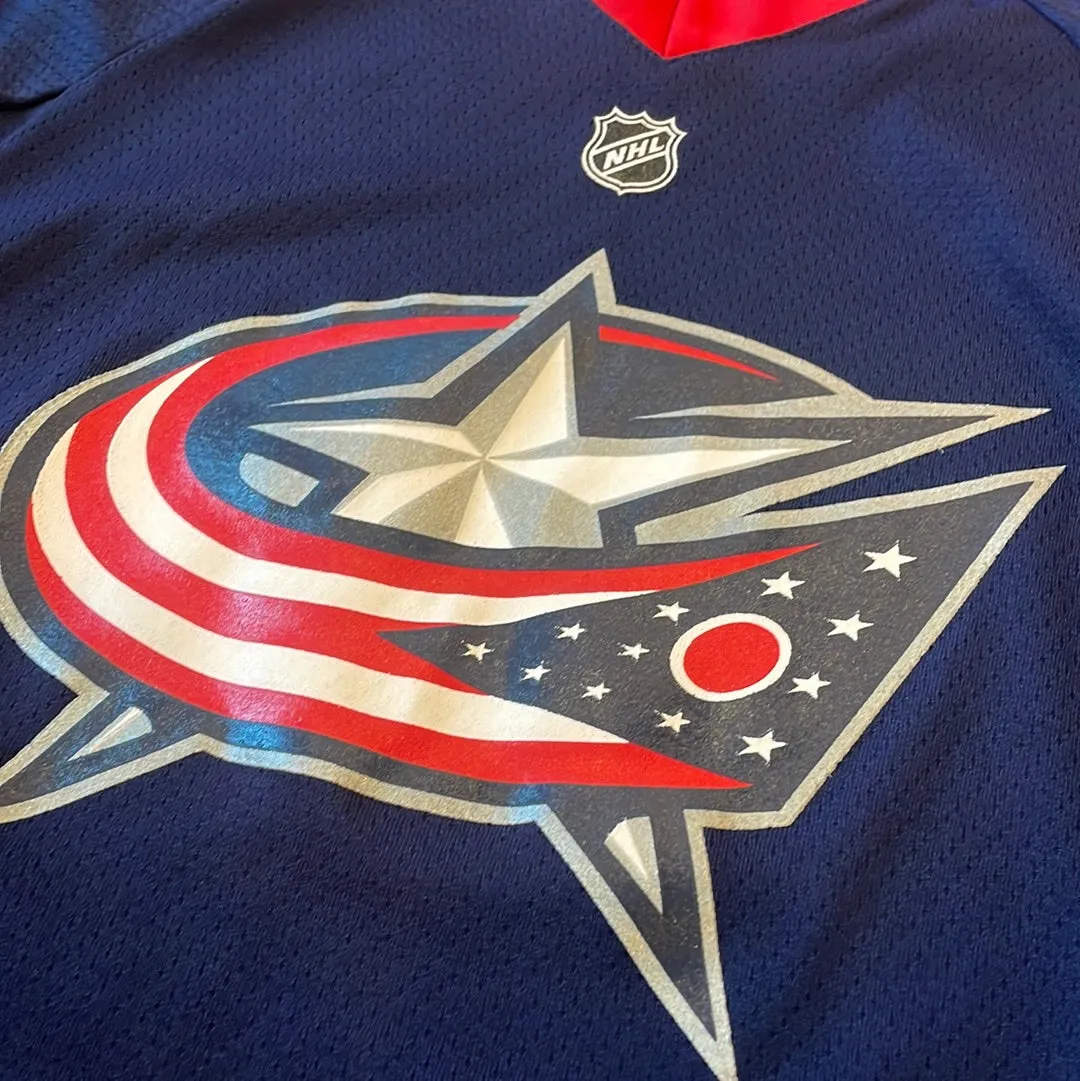 NHL Reebok Columbus Blue Jackets Like New Kids Jersey size Youth Large/ XLarge