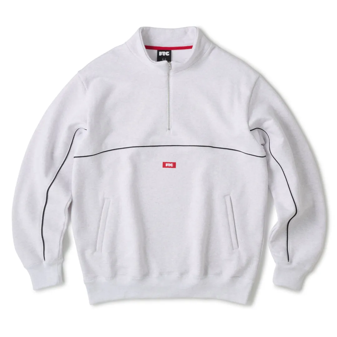 PIPING HALF ZIP SWEATSHIRT