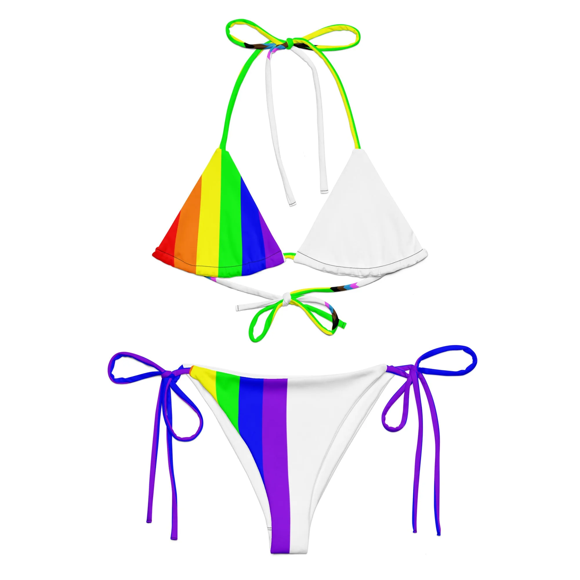 Pride Rainbow String Bikini