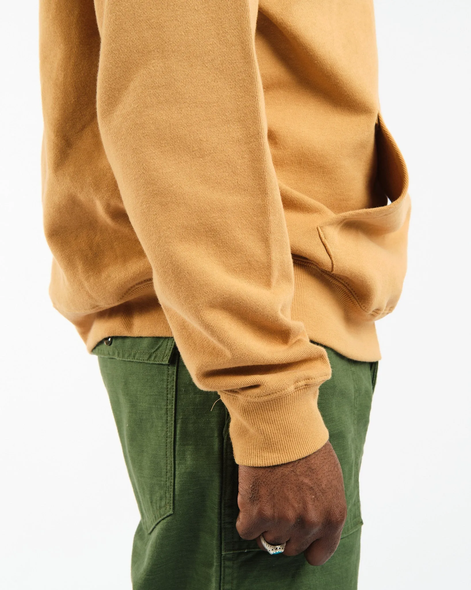 Pullover Hoodie Sweat Khaki