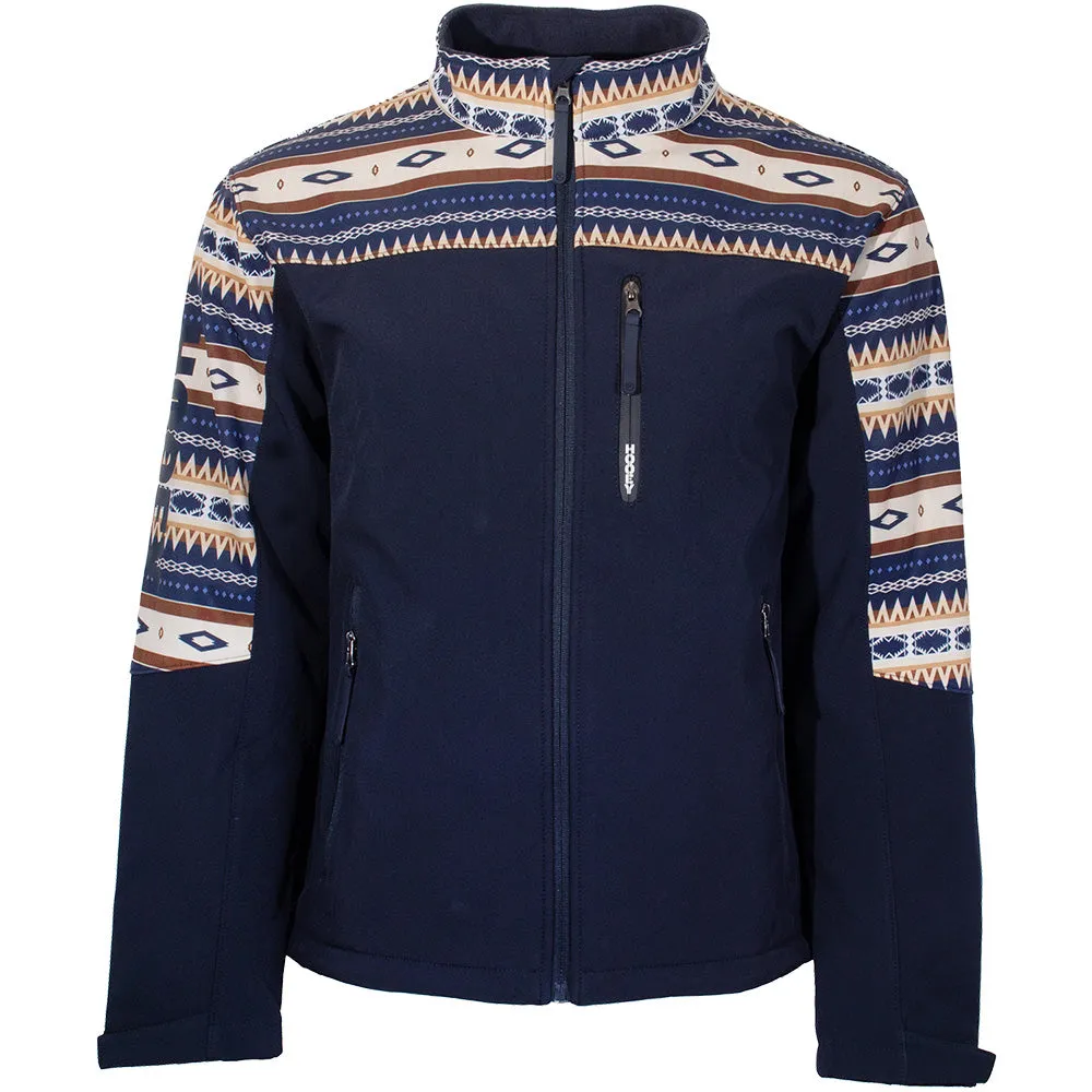 "Hooey Softshell Jacket" Navy /Serape