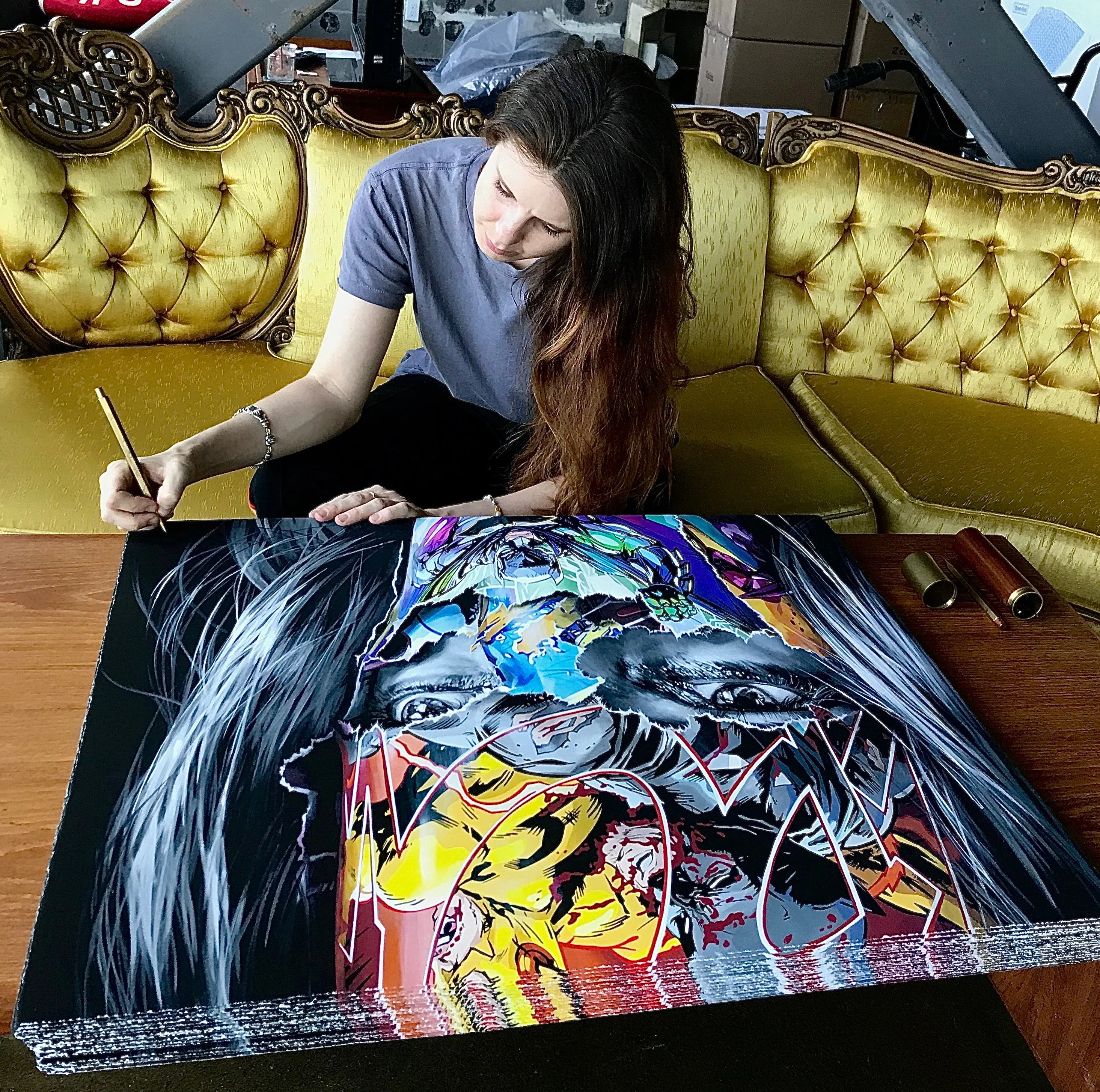 Sandra Chevrier - "Grondement du Tonnerre" print