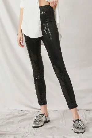 Sequin Stretch Leggings